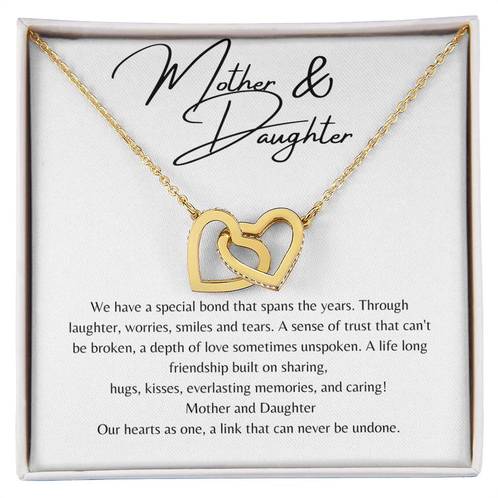 Mother Daughter - Linked Hearts