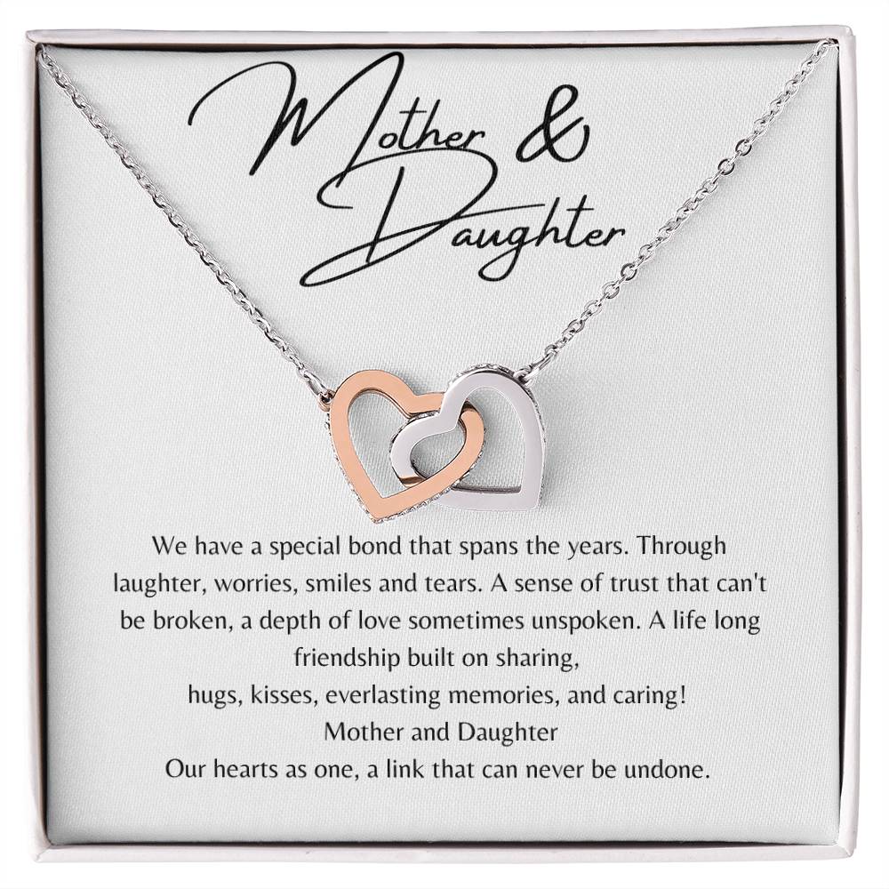 Mother Daughter - Linked Hearts