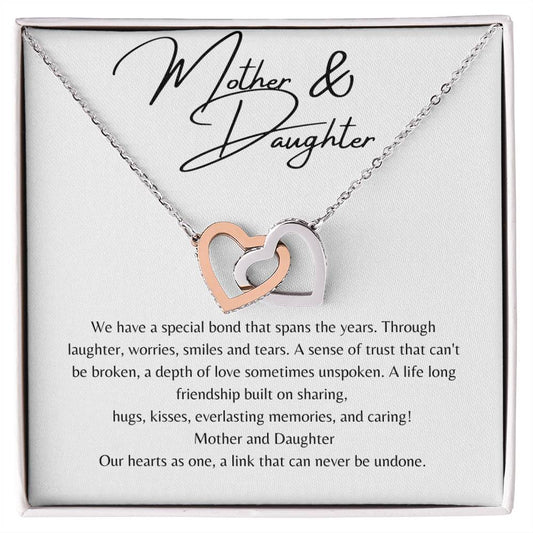 Mother Daughter - Linked Hearts