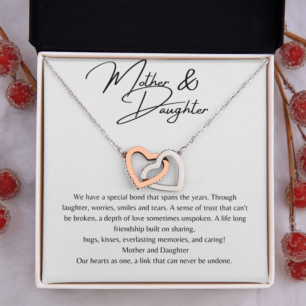 Mother Daughter - Linked Hearts