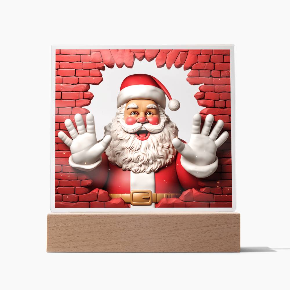 Christmas - Santa Claus - Acrylic Plaque