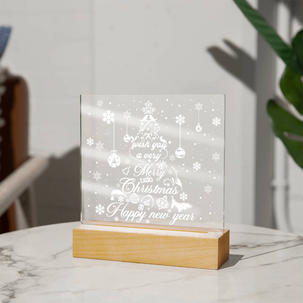 Christmas Tree - Acrylic Plaque