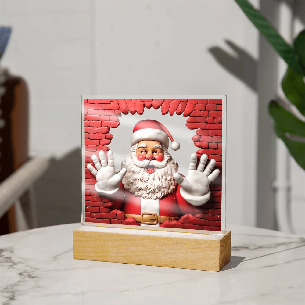 Christmas - Santa Claus - Acrylic Plaque