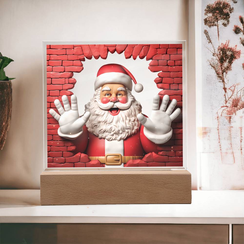 Christmas - Santa Claus - Acrylic Plaque