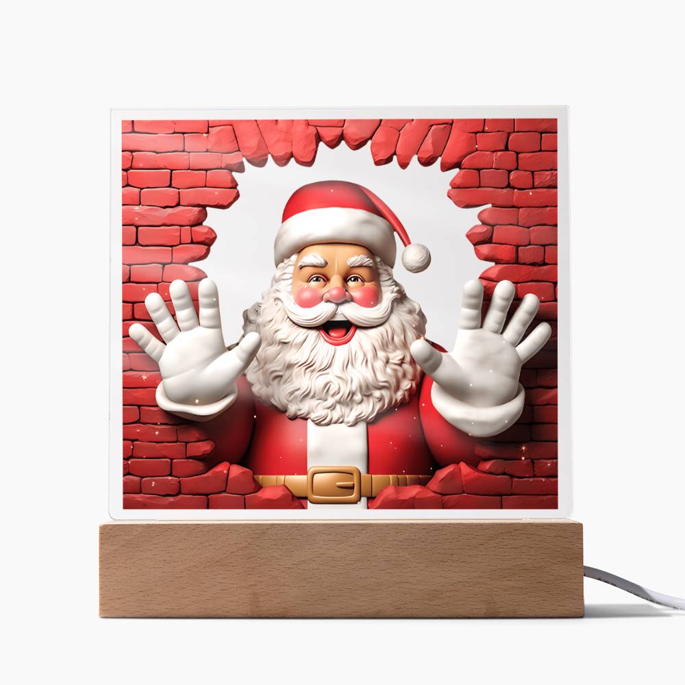 Christmas - Santa Claus - Acrylic Plaque