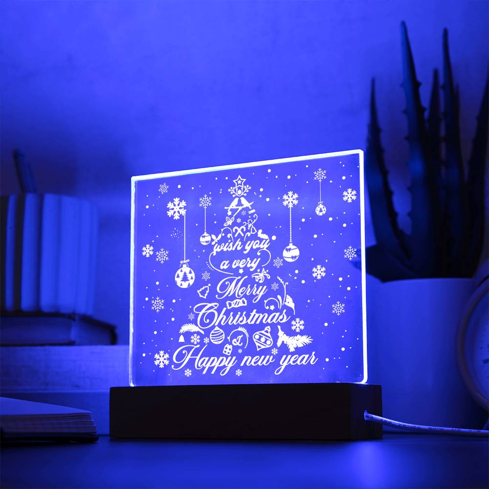 Christmas Tree - Acrylic Plaque
