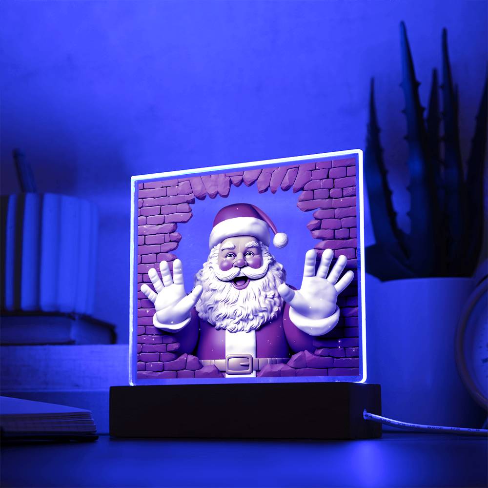 Christmas - Santa Claus - Acrylic Plaque