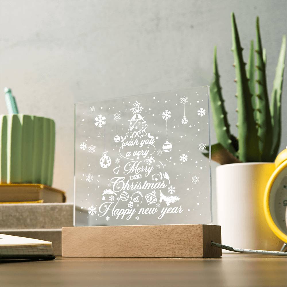 Christmas Tree - Acrylic Plaque