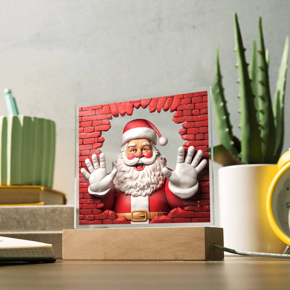 Christmas - Santa Claus - Acrylic Plaque
