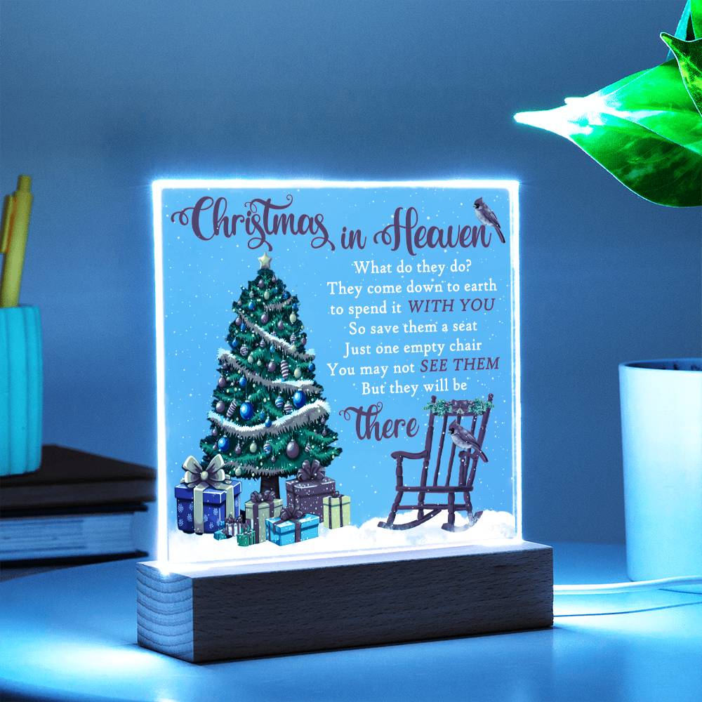 Christmas in Heaven  Acrylic - Empty Chair