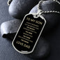 Son - Always Remember Dog Tag