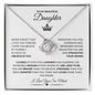 Daughter Love Knot - with Crown Love Knot
