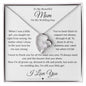 Mom On my Wedding Day - Forever Love Necklace