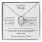 Wife - Forever Love Necklace Heart