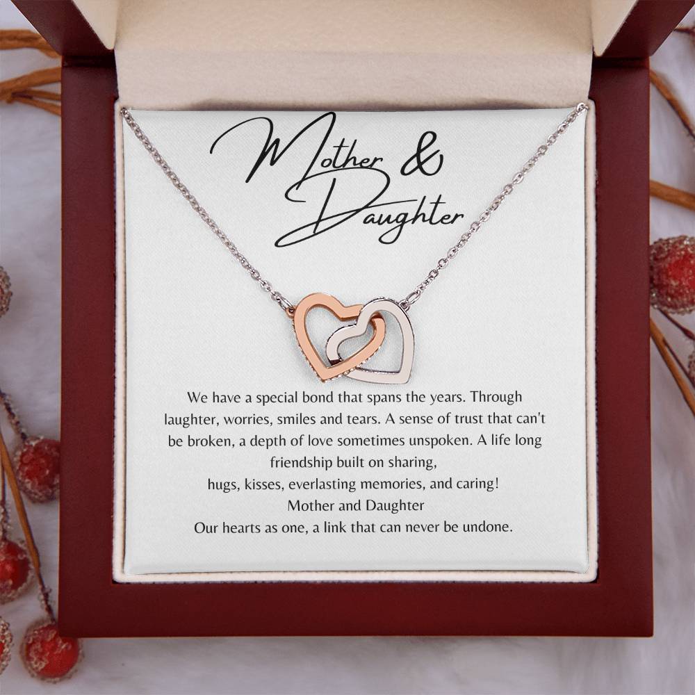 Mother Daughter - Linked Hearts