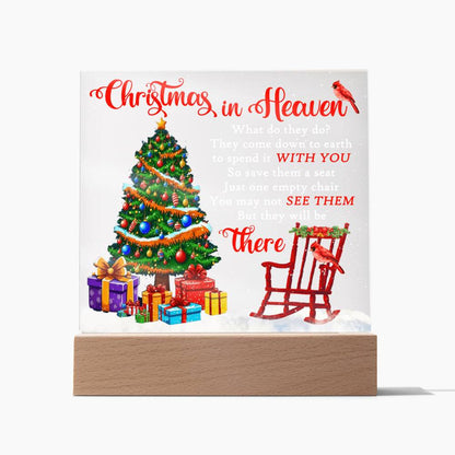Christmas in Heaven  Acrylic - Empty Chair
