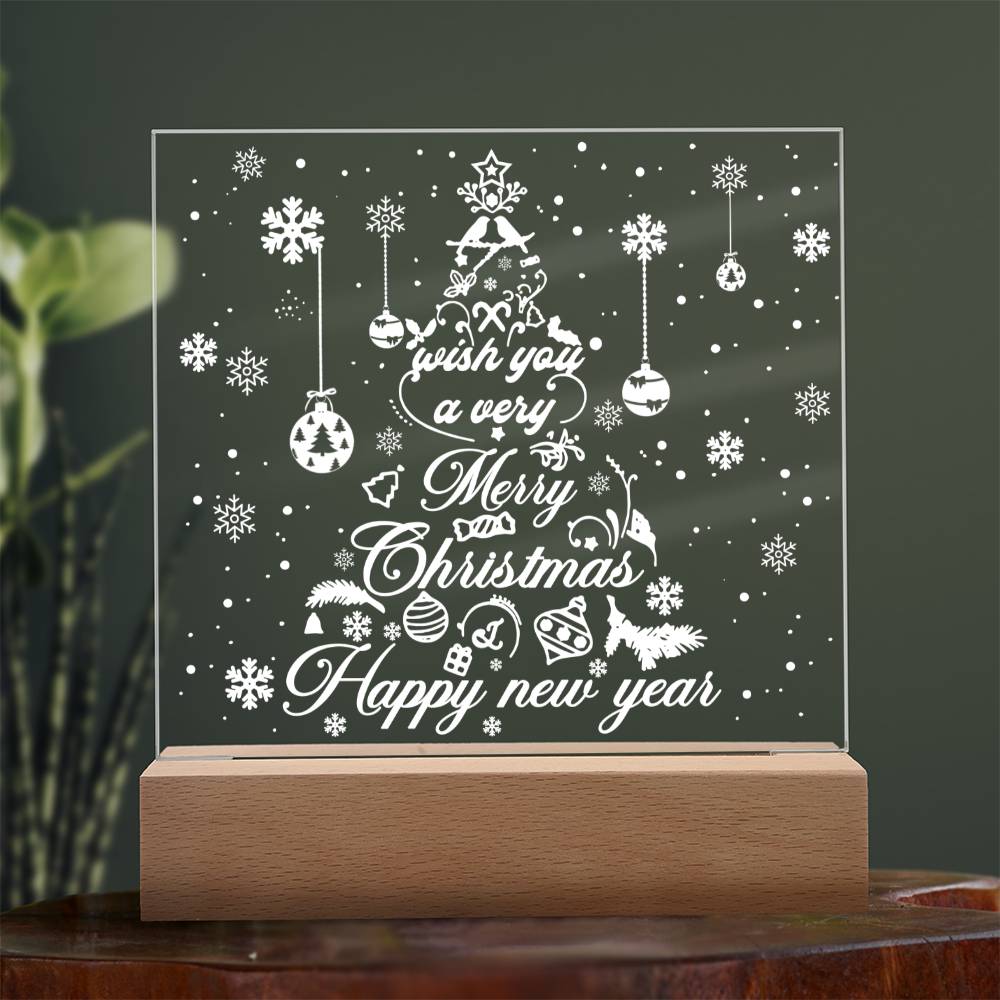 Christmas Tree - Acrylic Plaque