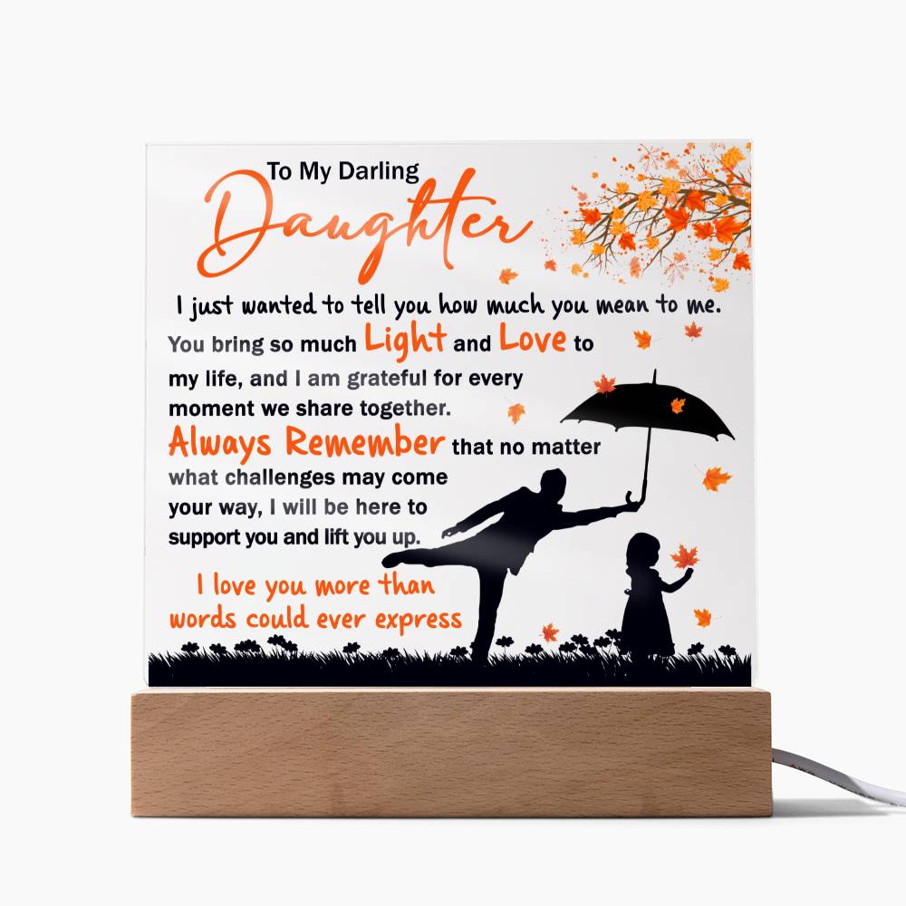 Daughter - Every Moment Acrylic Plaque