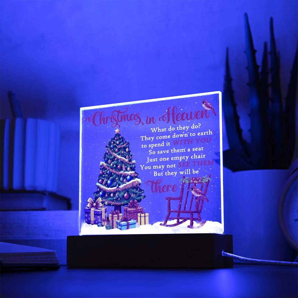 Christmas in Heaven  Acrylic - Empty Chair