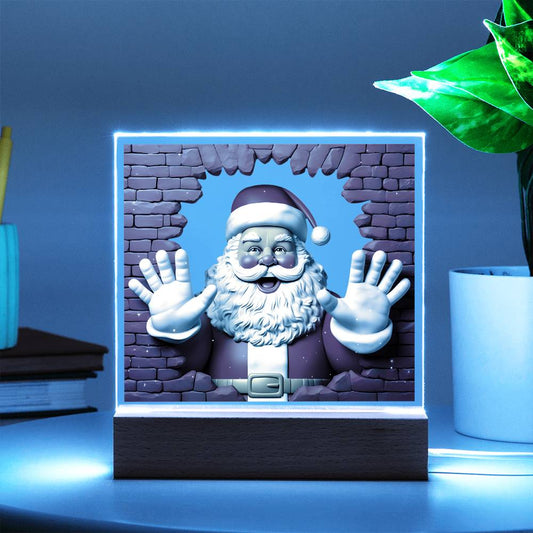 Christmas - Santa Claus - Acrylic Plaque