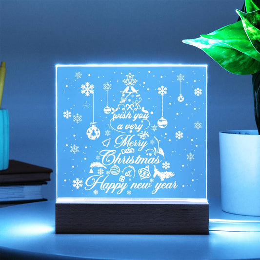 Christmas Tree - Acrylic Plaque