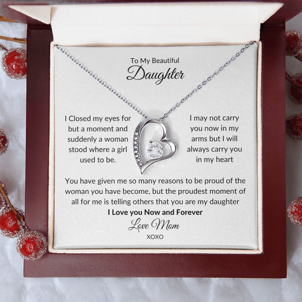 Daughter - Telling Others Love Mom Heart
