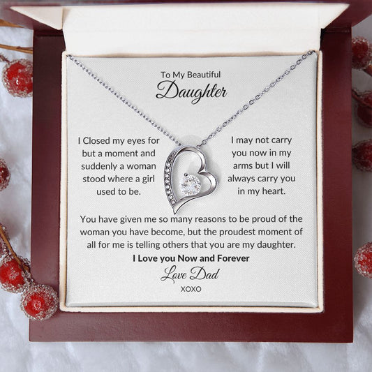 Daughter - Telling Others Love Dad Heart