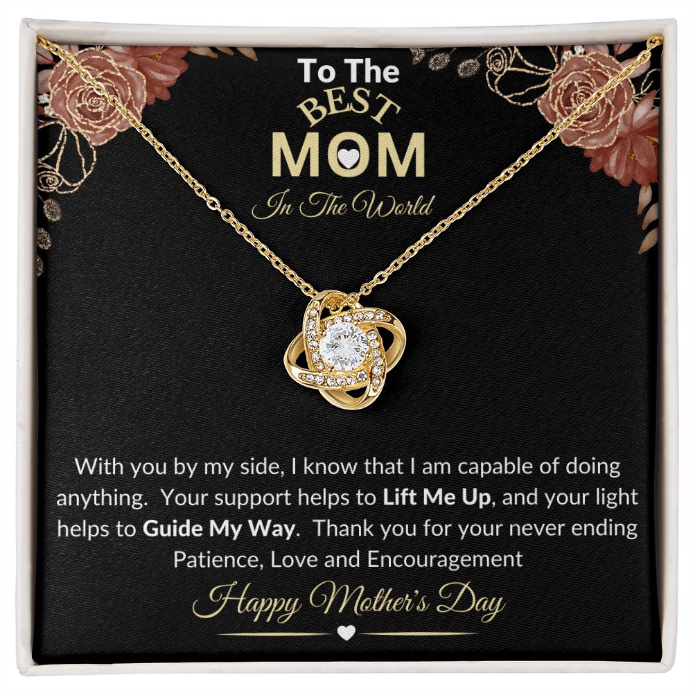 Mom - Mother's Day Floral Love Knot