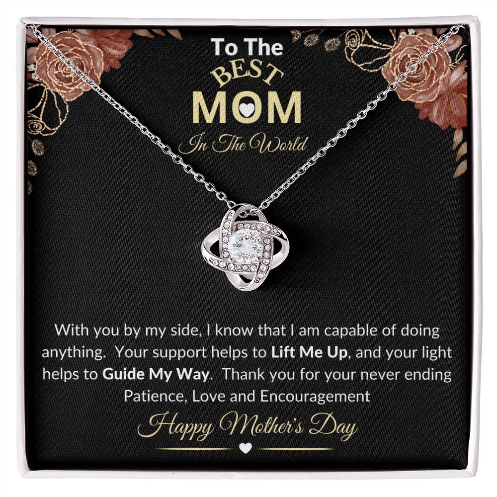 Mom - Mother's Day Floral Love Knot