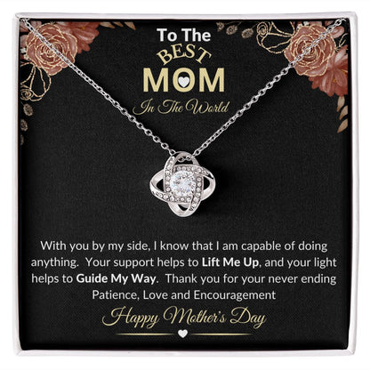 Mom - Mother's Day Floral Love Knot