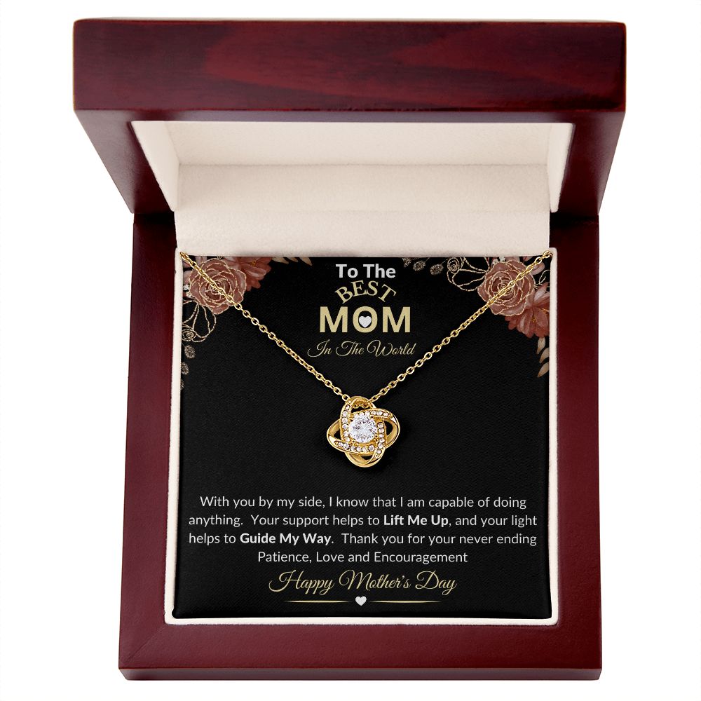 Mom - Mother's Day Floral Love Knot