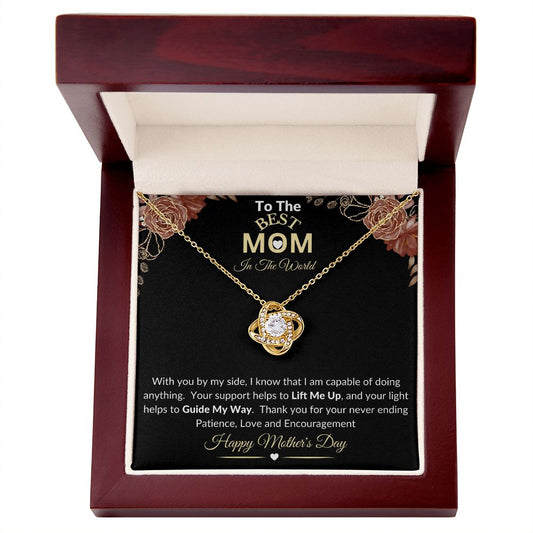 Mom - Mother's Day Floral Love Knot