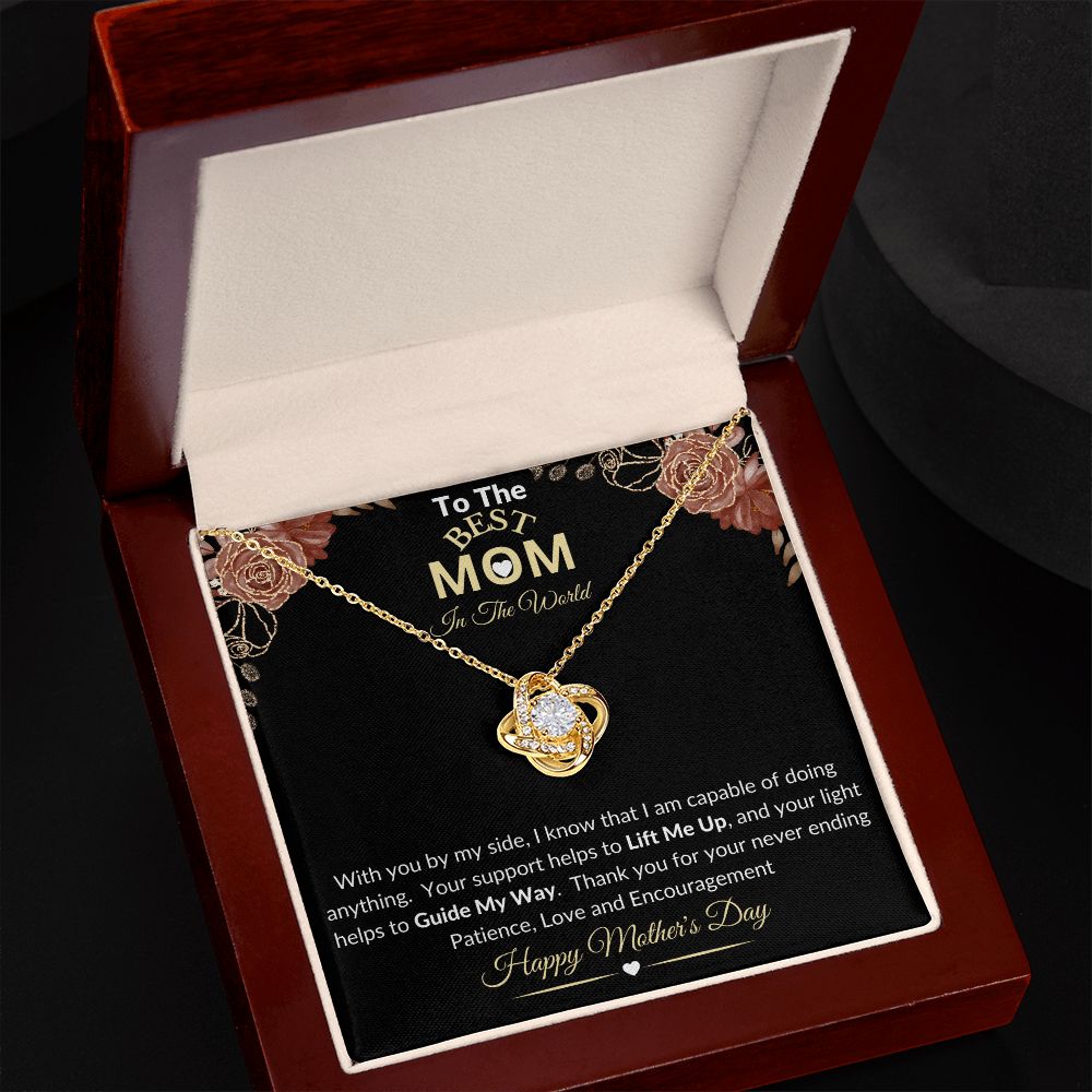 Mom - Mother's Day Floral Love Knot