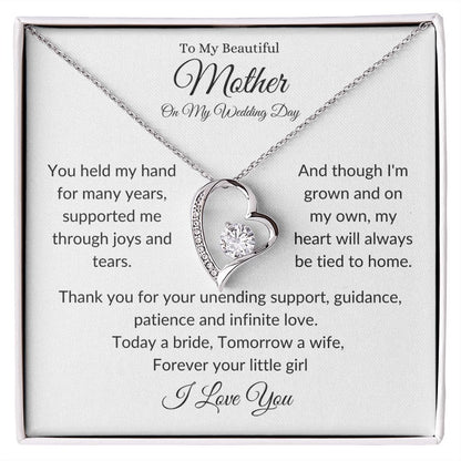 Mother - Wedding Day Heart
