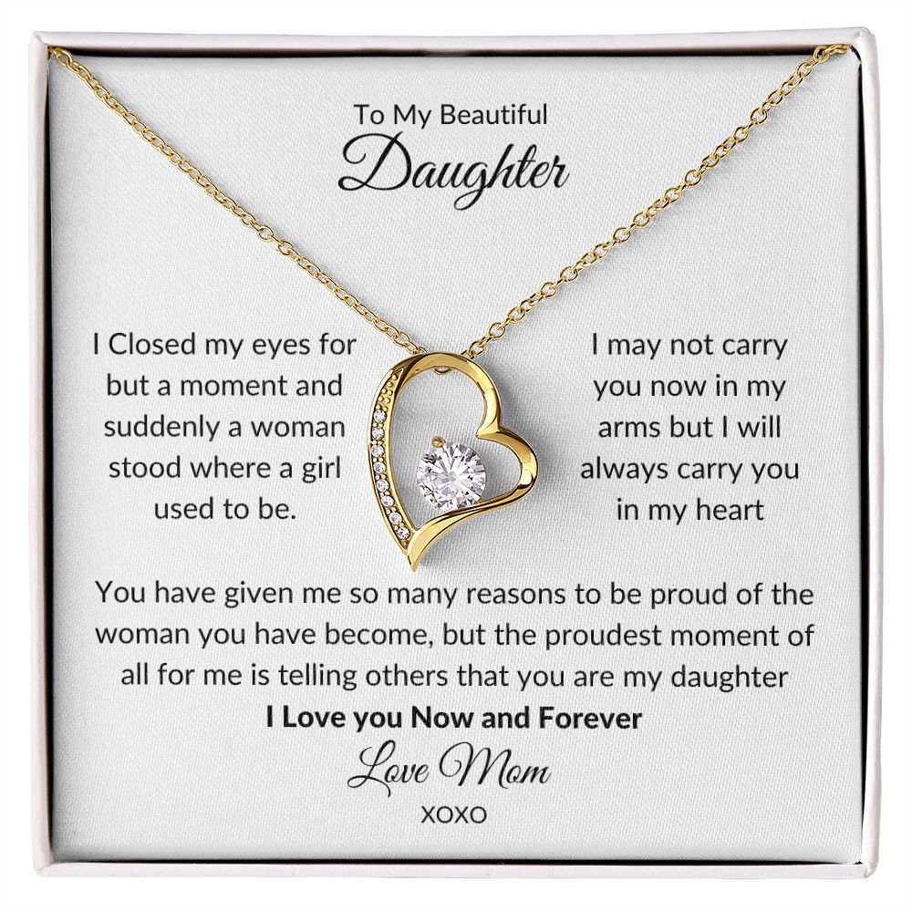Daughter - Telling Others Love Mom Heart