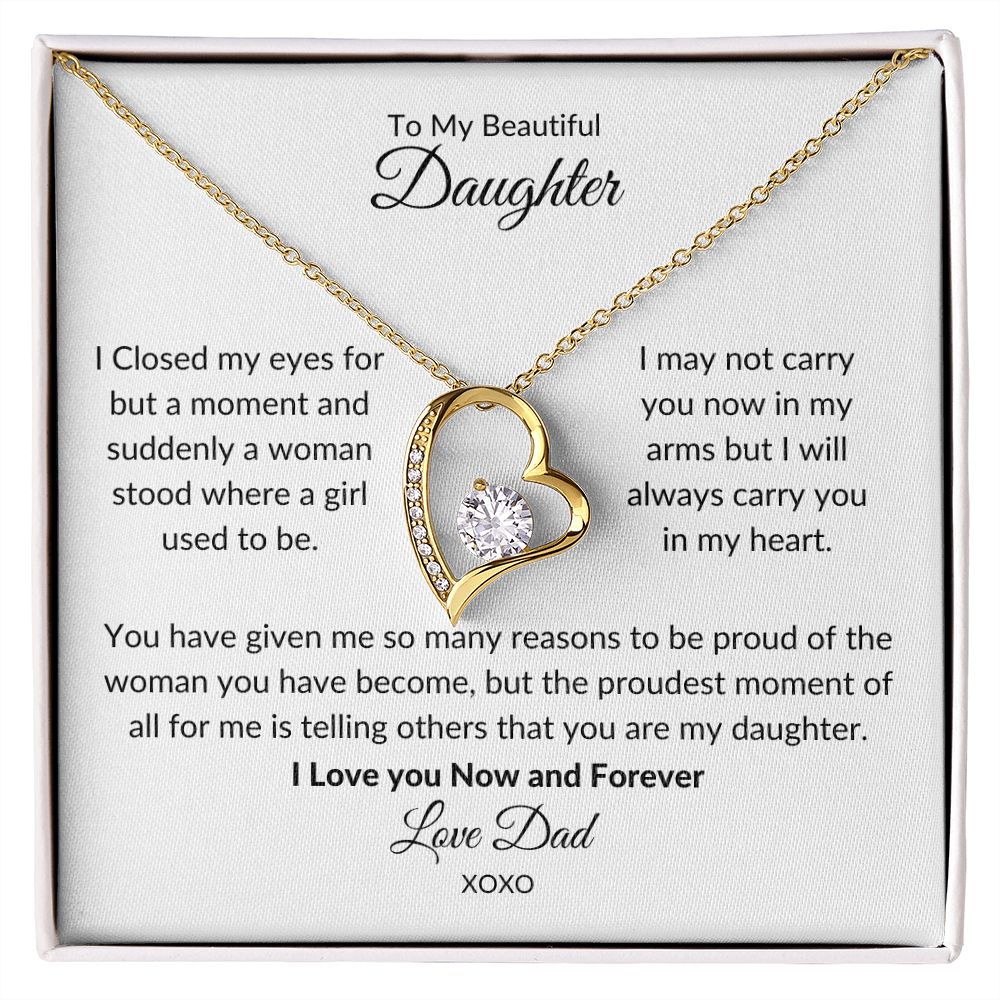 Daughter - Telling Others Love Dad Heart