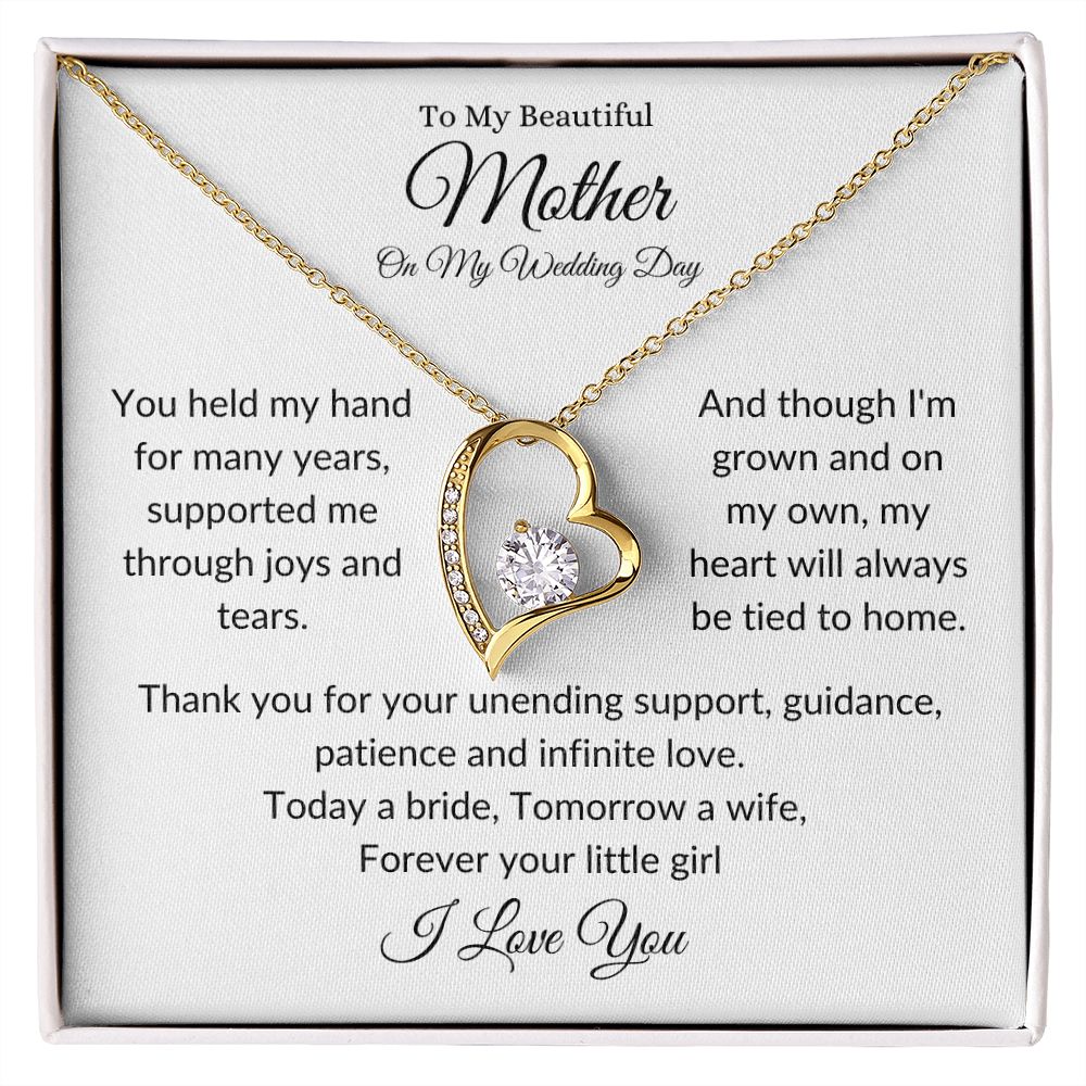 Mother - Wedding Day Heart