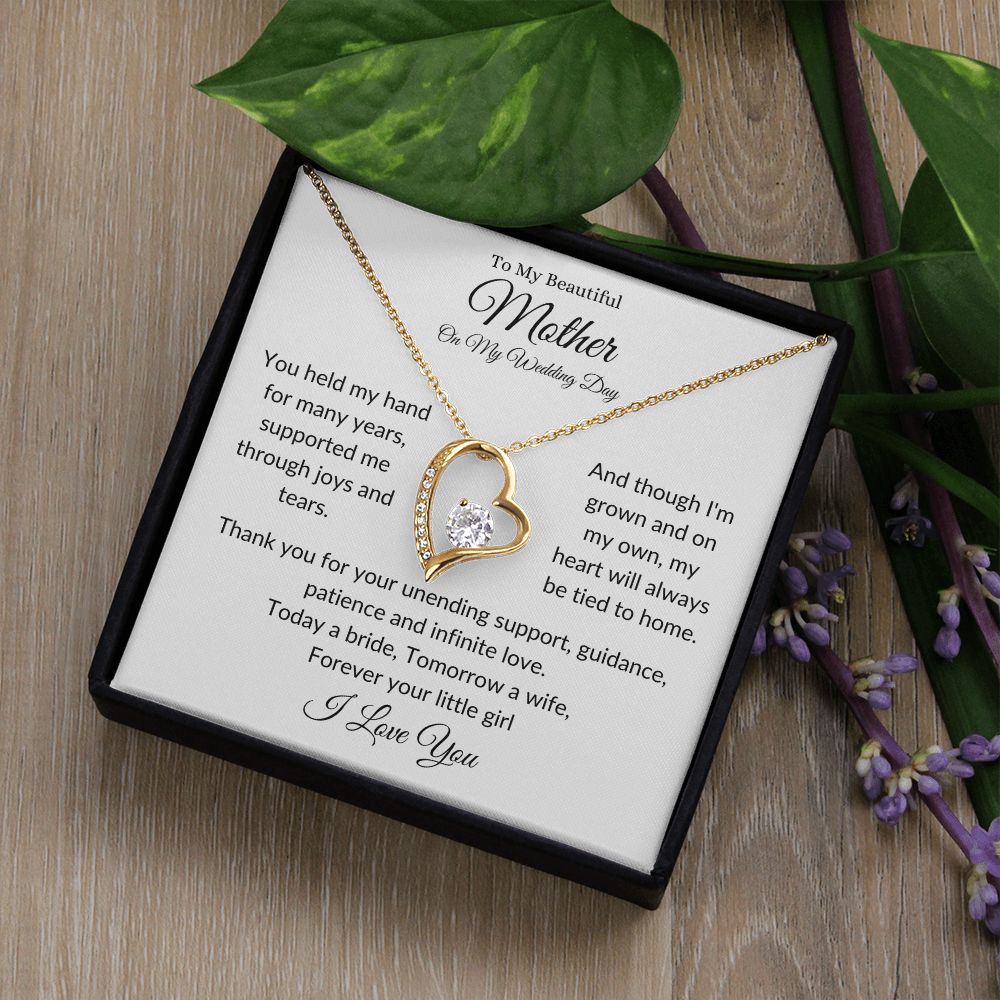 Mother - Wedding Day Heart