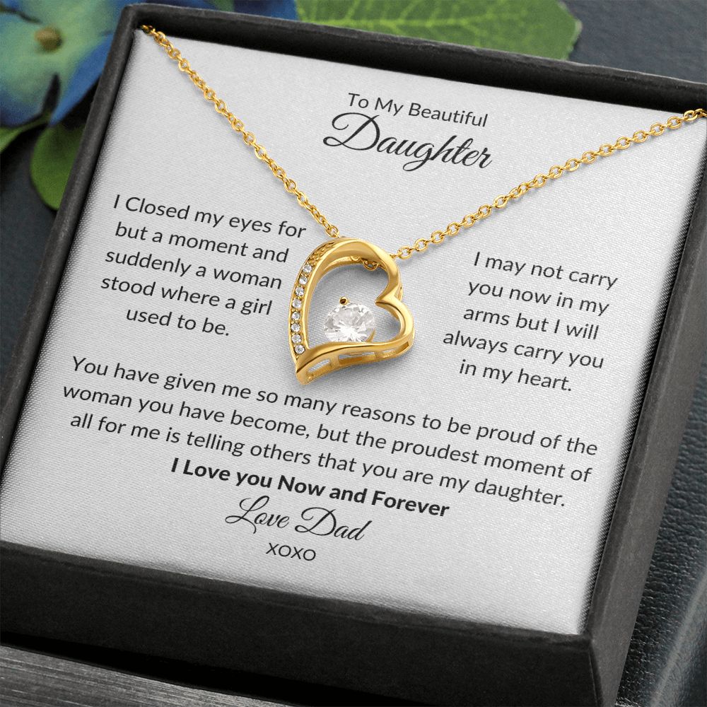 Daughter - Telling Others Love Dad Heart