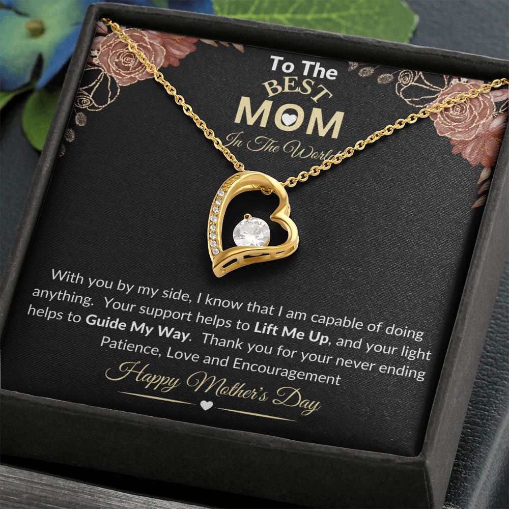 MOM - Mother's Day Floral Heart